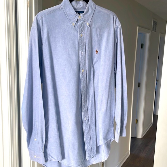 Ralph Lauren Blue Dress Shirt 15.5 34/35 - Picture 1 of 4